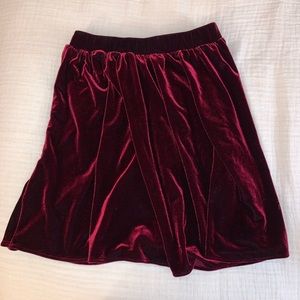 Velvet circle skirt - S/M